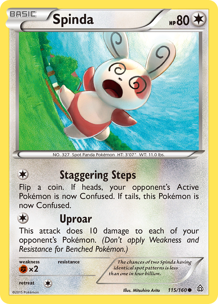 Primal Clash Spinda #115/160